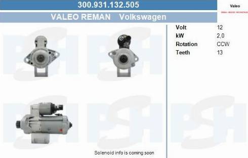 PSH 300.931.132.505 - Starter car-mod.net