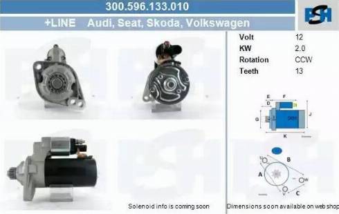 PSH 300.596.133.010 - Starter car-mod.net