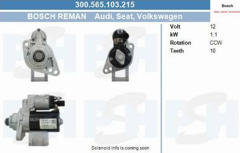 PSH 300.565.103.215 - Starter car-mod.net
