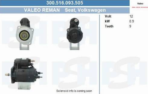 PSH 300.516.093.505 - Starter car-mod.net