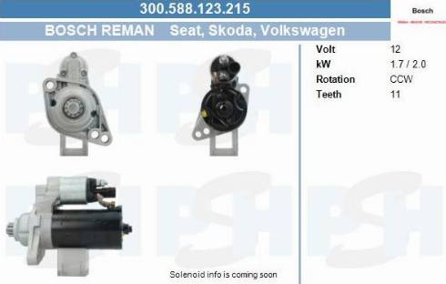 PSH 300.588.123.215 - Starter car-mod.net