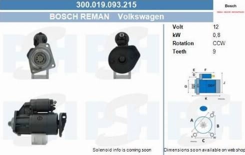PSH 300.019.093.215 - Starter car-mod.net