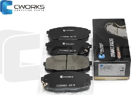 Cworks C112008400 - Brake Pad Set, disc brake car-mod.net