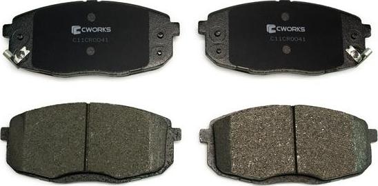 Cworks C11CR0041 - Brake Pad Set, disc brake car-mod.net