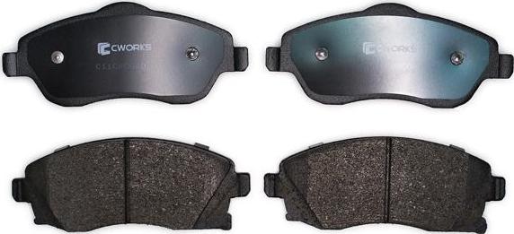 Cworks C11CR0060 - Brake Pad Set, disc brake car-mod.net