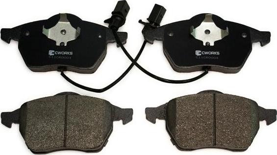 Cworks C11CR0004 - Brake Pad Set, disc brake car-mod.net