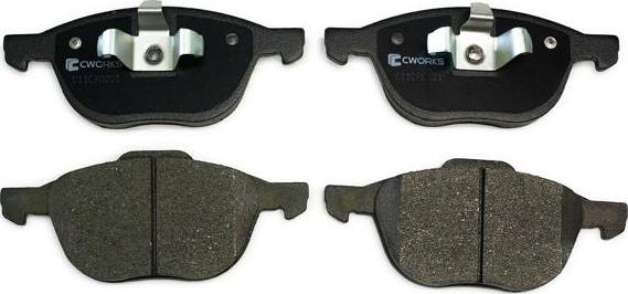 Cworks C11CR0021 - Brake Pad Set, disc brake car-mod.net