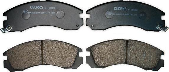 Cworks C11NR0042 - Brake Pad Set, disc brake car-mod.net