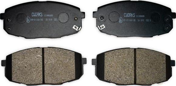 Cworks C11NR0035 - Brake Pad Set, disc brake car-mod.net