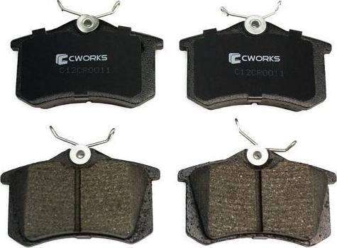 Cworks C12CR0011 - Brake Pad Set, disc brake car-mod.net