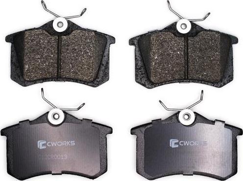 Cworks C12CR0013 - Brake Pad Set, disc brake car-mod.net