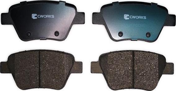 Cworks C12CR0085 - Brake Pad Set, disc brake car-mod.net