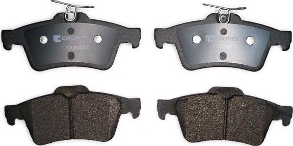 Cworks C12CR0023 - Brake Pad Set, disc brake car-mod.net