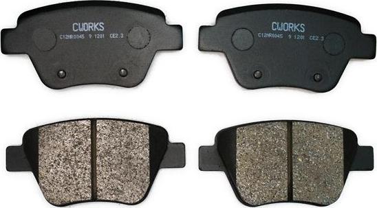 Cworks C12NR0045 - Brake Pad Set, disc brake car-mod.net