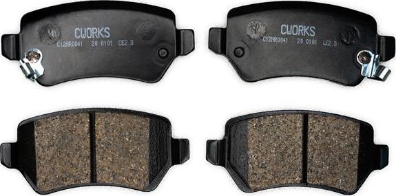 Cworks C12NR0041 - Brake Pad Set, disc brake car-mod.net