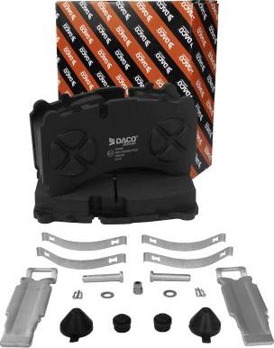 DACO Germany 355040 - Brake Pad Set, disc brake car-mod.net
