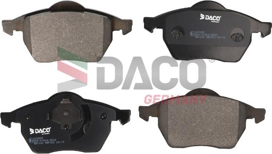 DACO Germany 329985 - Brake Pad Set, disc brake car-mod.net