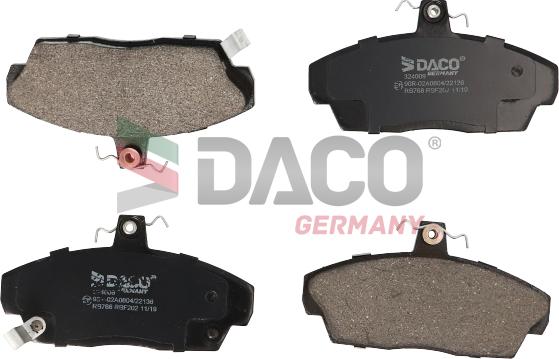 DACO Germany 324009 - Brake Pad Set, disc brake car-mod.net