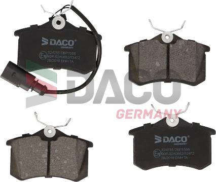 DACO Germany 324755 - Brake Pad Set, disc brake car-mod.net