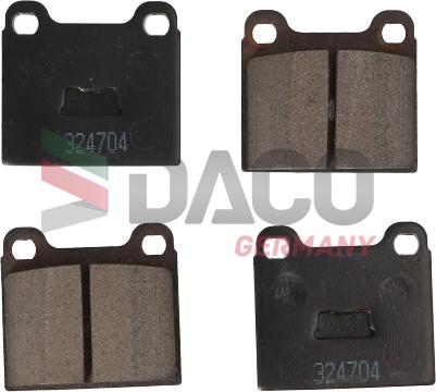 DACO Germany 324704 - Brake Pad Set, disc brake car-mod.net