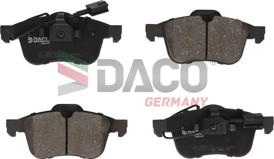 DACO Germany 321014 - Brake Pad Set, disc brake car-mod.net