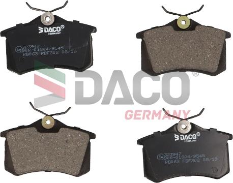 DACO Germany 323947 - Brake Pad Set, disc brake car-mod.net