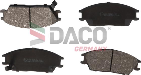DACO Germany 323424 - Brake Pad Set, disc brake car-mod.net