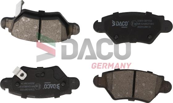 DACO Germany 323619 - Brake Pad Set, disc brake car-mod.net