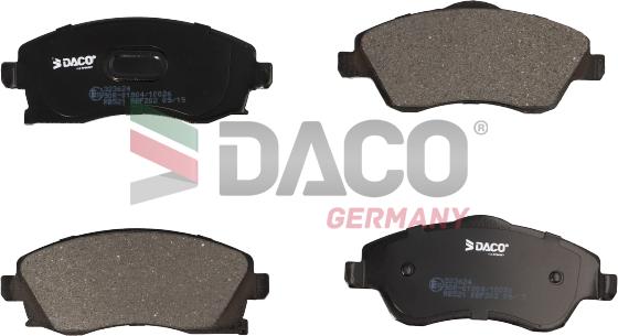 DACO Germany 323624 - Brake Pad Set, disc brake car-mod.net