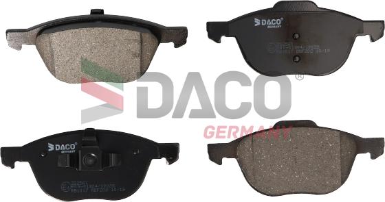 DACO Germany 322561 - Brake Pad Set, disc brake car-mod.net