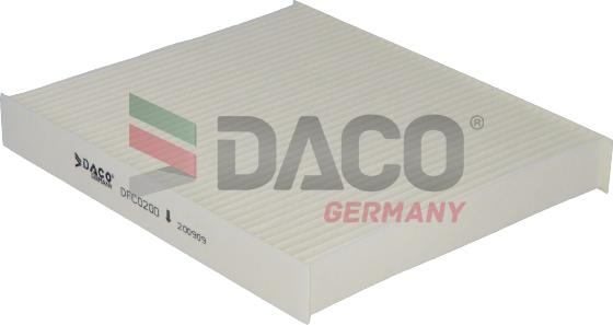 DACO Germany DFC0200 - Filter, interior air car-mod.net