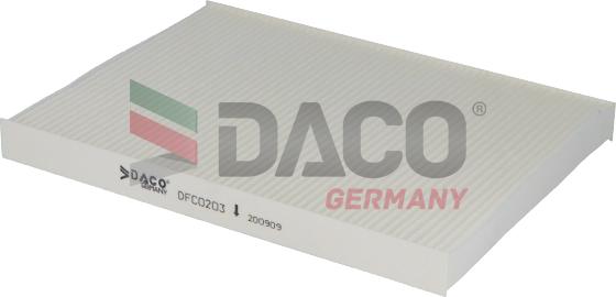DACO Germany DFC0203 - Filter, interior air car-mod.net