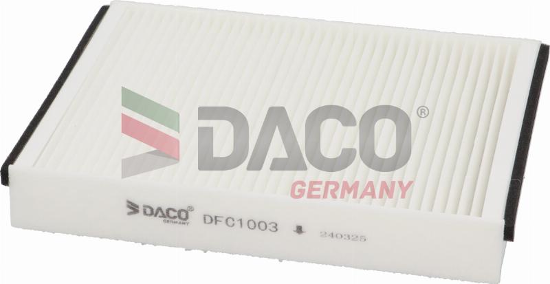 DACO Germany DFC1003 - Filter, interior air car-mod.net