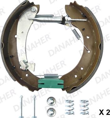 Danaher 110.10546 - Drum Brake Shoe Set car-mod.net