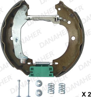 Danaher 110.10325 - Drum Brake Shoe Set car-mod.net