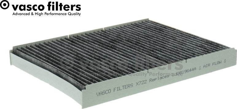 DAVID VASCO X722 - Filter, interior air car-mod.net