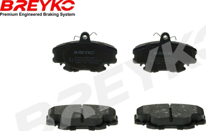 DAVID VASCO Z1634 - Brake Pad Set, disc brake car-mod.net
