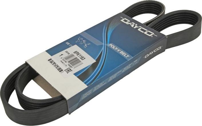 Dayco 6PK1163 - V-Ribbed Belt car-mod.net
