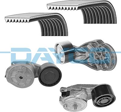 Dayco KPV166HD - V-Ribbed Belt Set car-mod.net