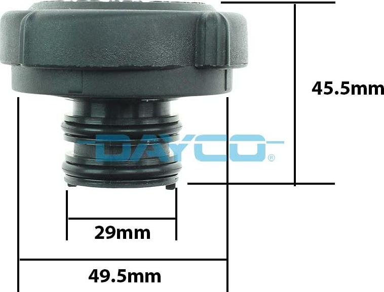 DAYCO-AU DRC031 - Sealing Cap, coolant tank car-mod.net