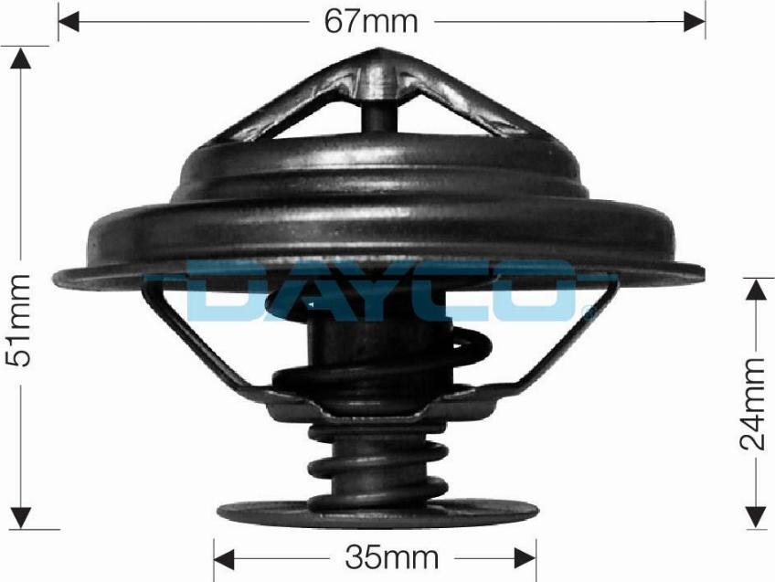 DAYCO-AU DT58G - Coolant thermostat / housing car-mod.net