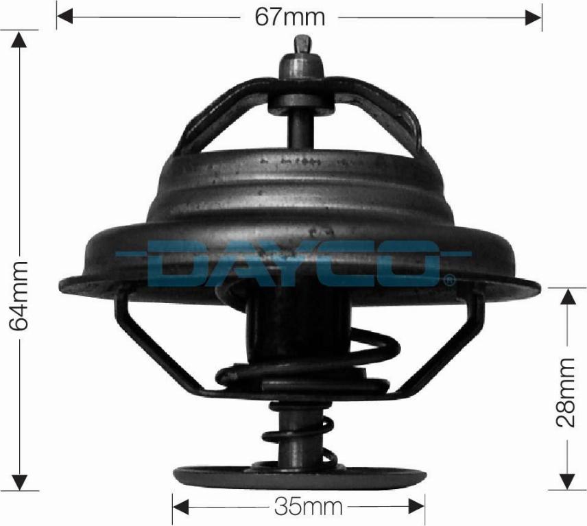 DAYCO-AU DT62B - Coolant thermostat / housing car-mod.net