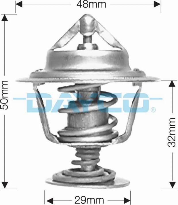 DAYCO-AU DT17A - Coolant thermostat / housing car-mod.net