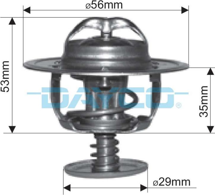 DAYCO-AU DT39A - Coolant thermostat / housing car-mod.net