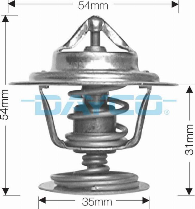DAYCO-AU DT36G - Coolant thermostat / housing car-mod.net