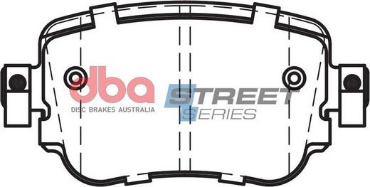 DBA Australia DB15009SS - Brake Pad Set, disc brake car-mod.net