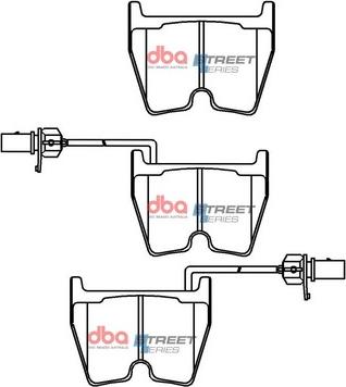 DBA Australia DB15110XP - High Performance Brake Pad Set car-mod.net