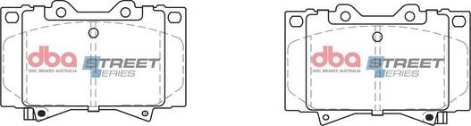 DBA Australia DB1365SS - Brake Pad Set, disc brake car-mod.net