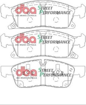 DBA Australia DB2216SP - High Performance Brake Pad Set car-mod.net