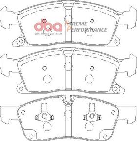 DBA Australia DB2216XP - High Performance Brake Pad Set car-mod.net